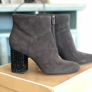 Suede ankle boots